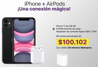Alkomprar iPhone + AirPods oferta