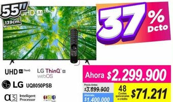 Alkomprar LG UHD ThinQ 55" oferta