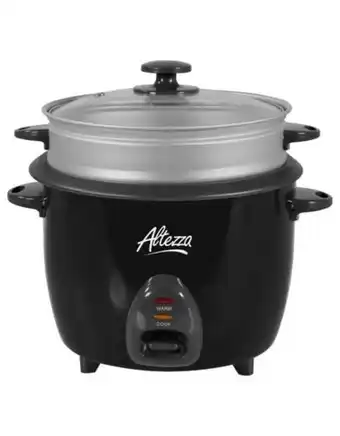 Olla arrocera con vaporera negra 1.8 l altezza arc-s180bl