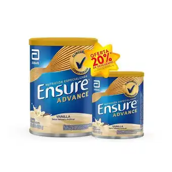 Droguerías Colsubsidio Oferta ensure advance polvo vainilla 20% descuento oferta