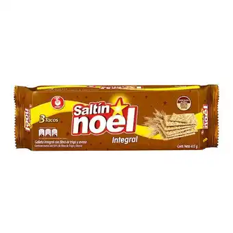 Merqueo Galletas saltín noel integral tres tacos oferta