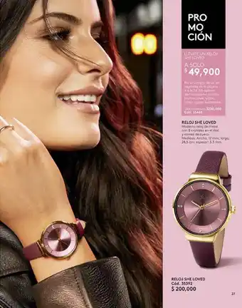 Ésika Reloj She Loved 12mm oferta
