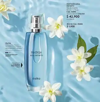Ésika Fantasía Azul infinito Eau de Toilette 50ml / 1,7 fl. oz oferta