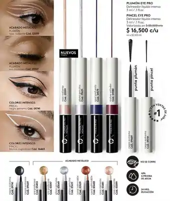 Ésika Plumón / Pincel Eye Pro 3ml / .1 fl. oz oferta