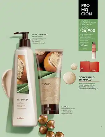 Ésika Colonia Ritualeza Pomelo 100ml oferta