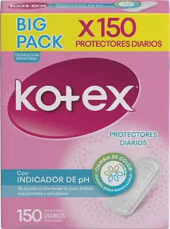 Éxito Protector diario indicador ph kotex 150 unidad oferta