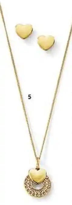 Ésika Estuche Really Love (collar + aretes) 40cm o 0.9cm oferta