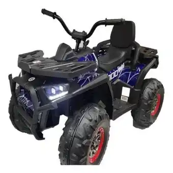 Éxito Cuatrimoto electrica montable spiderman azul niños hasta 7 años llantas 100% caucho bateria 12v oferta