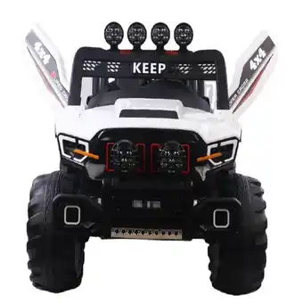 Éxito Carro electrico montable montero cross blanco niños hasta los 7 años llantas en caucho oferta
