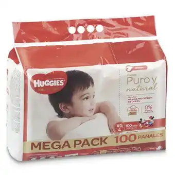 Makro Panal huggies natural care talla xg 100u oferta