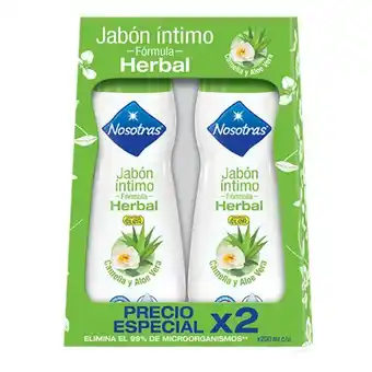 Makro Jabon intimo nosotras formula herbal 2ux200ml oferta