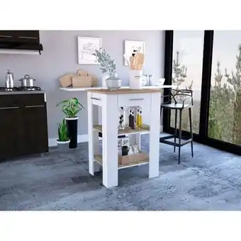Éxito Mesa auxiliar cala, blanco oferta