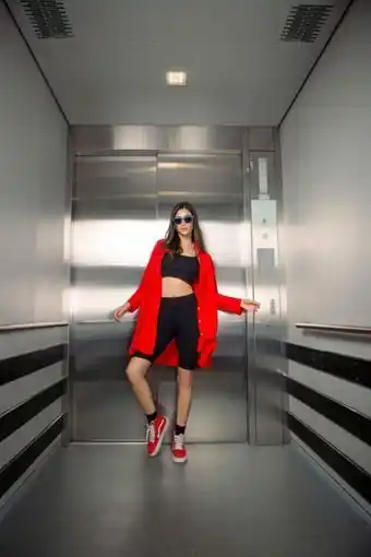 Carmel Camisa manga larga rojo oferta