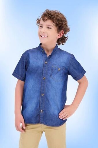 Surtitodo Camisa para niño color azul ref: 201099 - tex sion oferta