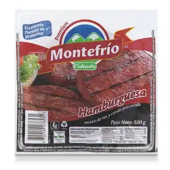 Makro Hamburguesa montefrio 500g oferta