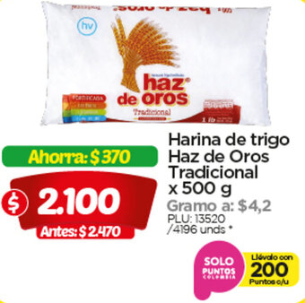 Surtimax Harina de Trigo Haz de Oros Tradicional x 500g oferta