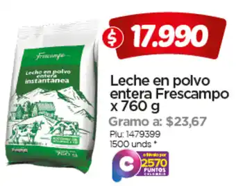 Surtimax Leche en Polvo Entera Frescampo x 760g oferta