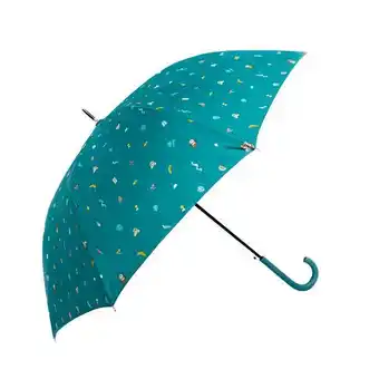 Panamericana Paraguas semiautomático 8r color turquesa - figuras varias, 85 cm oferta