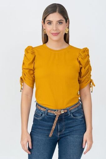Unipunto Camiseta manga al codo con recogida oferta