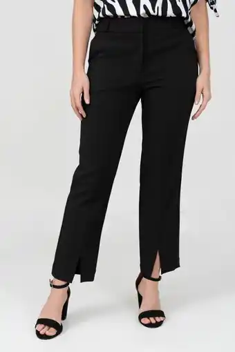Unipunto Pantalón cropped abertura en centro delantero y bolsillo ribete en posterior oferta