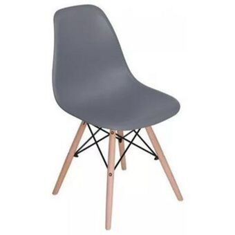 Linio Silla eames moderna patas en madera para comedor - sala oferta