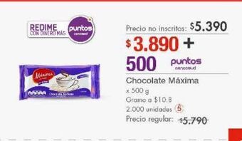 Metro Chocolate máxima x 500g oferta
