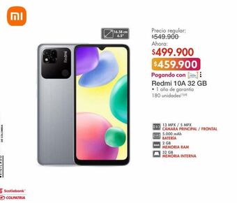 Metro Celular redmi 10a 32gb oferta