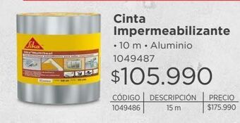 Easy Cinta impermeabilizante 10m oferta