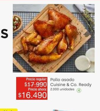 Jumbo Pollo asado cuisine & co. ready oferta