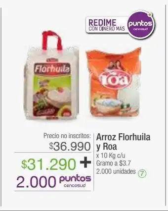 Jumbo Arroz florhuila y roa oferta