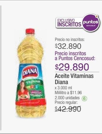 Jumbo Aceite vitaminas diana oferta