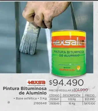 Easy Pintura bituminosa de aluminio oferta