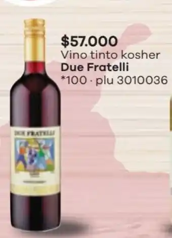 Éxito Vino Tinto Kosher oferta