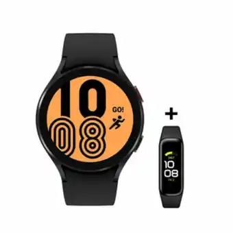 Ktronix Reloj samsung galaxy watch 4 de 44 mm negro + banda fit2 oferta