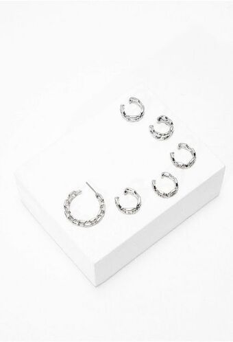 ELA Set aretes earcuff y candonga en forma d oferta
