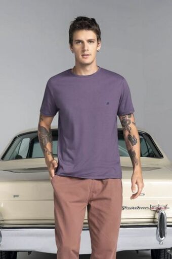 Carmel Camiseta manga corta morado oferta