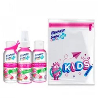 Home Sentry Estuche binner jabón 100ml+alcohol 100ml+gel antib 100ml sano kids sandia ácida 206857 oferta