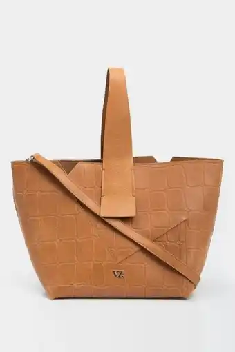Vélez Bowling tamaca de cuero para mujer grabado miel oferta