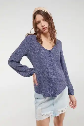 Koaj Blusa estampada manga larga oferta