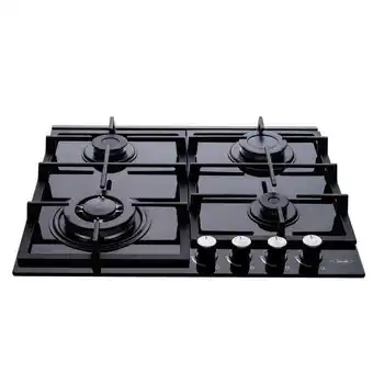 Haceb Estufa de empotrar olivo cristal negro 60 cm triple llama gas natural oferta