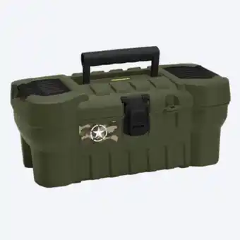 Caja herramientas 16" cerradura plástica