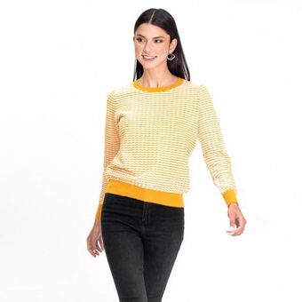 Fuera de Serie Sueter para mujer manga larga, cuello redondo. oferta