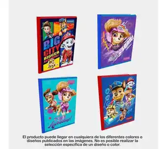 Panamericana Cuaderno cosido y ferrocarril paw patrol de 100 hojas (surtido) oferta