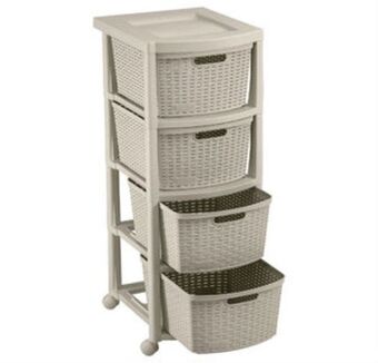 LeBon Cajonero rattan 4 gavetas / rimax oferta