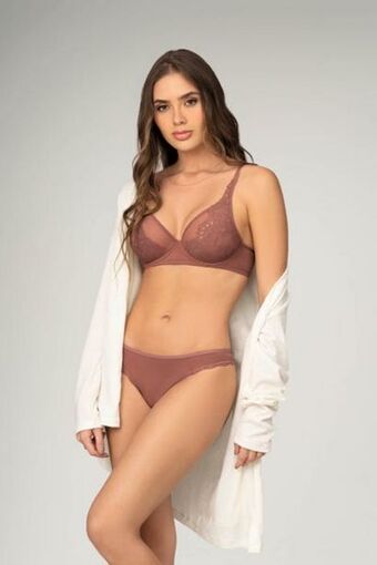 Carmel Brasier natural bra café oferta