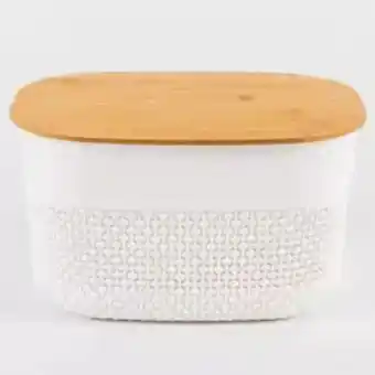 Home Sentry Caja organizadora tapa bambu peq 754173 oferta
