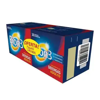 Droguerías Colsubsidio Oferta bion 3 pague:60 lleve:90 tableta recubierta oferta