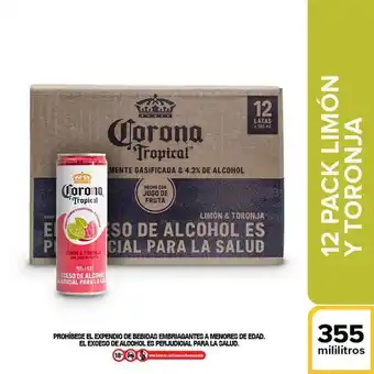 Éxito Docepack limón toronja corona 4260 ml oferta