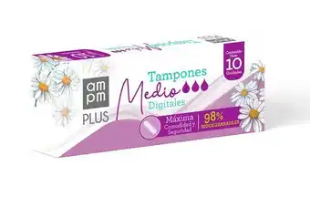 Éxito Tampones digitales medio ampm plus 10 und oferta