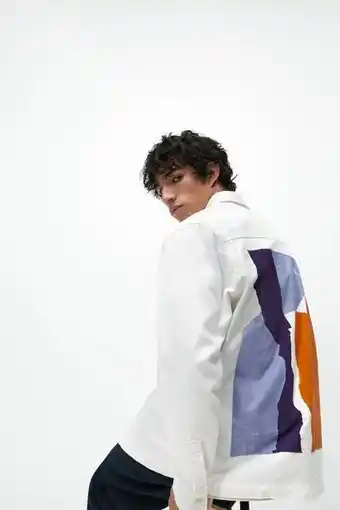 Zara Sobrecamisa parche oferta